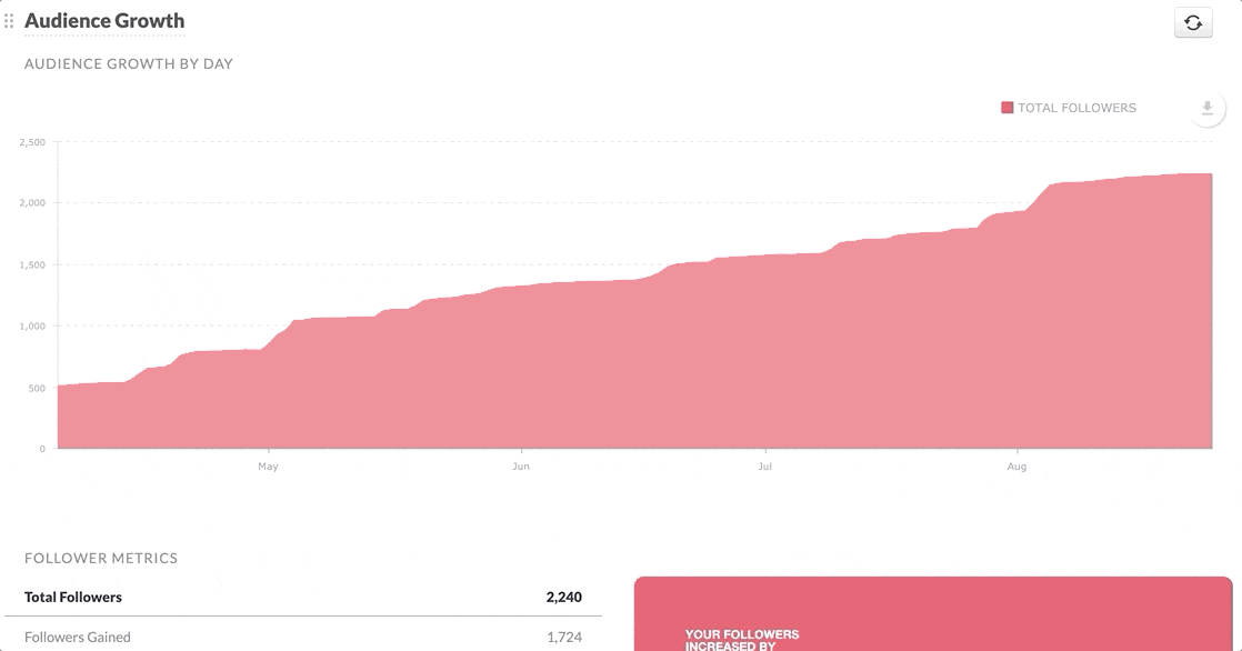 AJMSF Follower Growth (1) Marketing Results